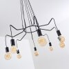Cuyama Lampadario a sospensione Nero, 8-Luci