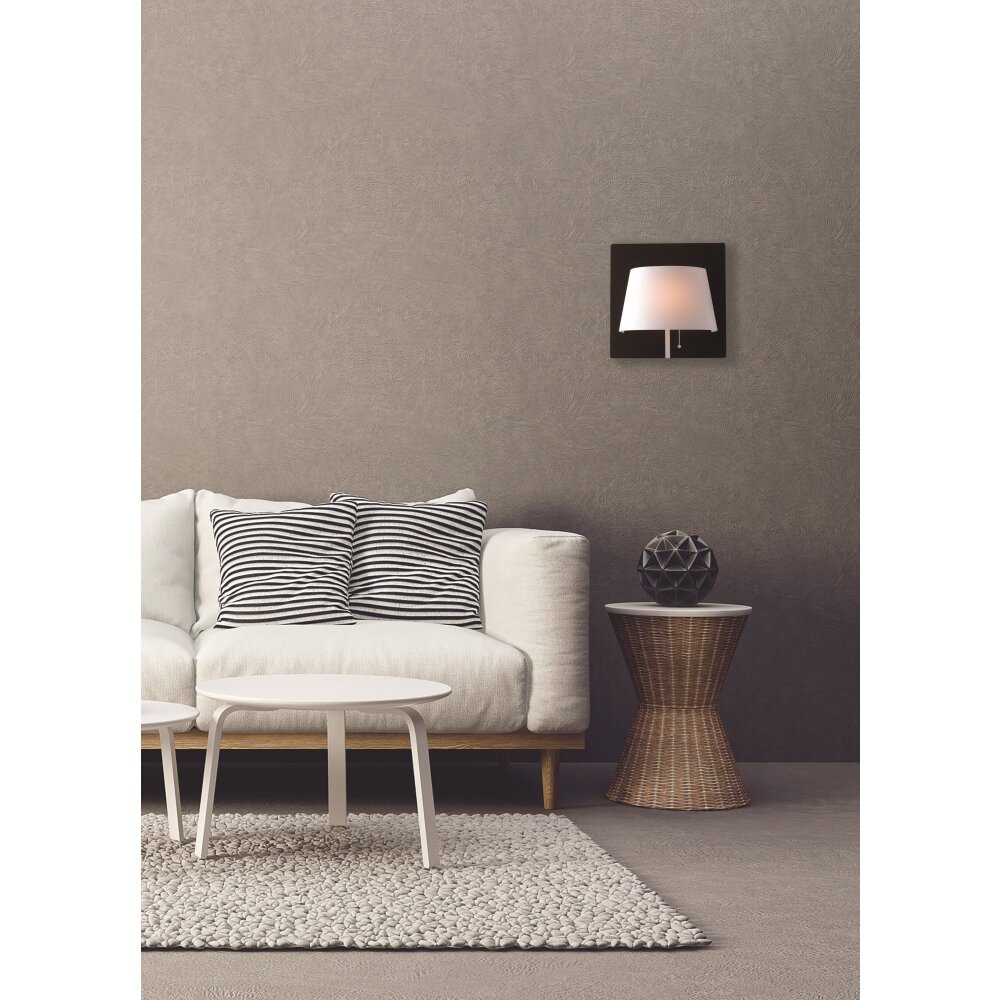 Luce-Design Wharol Applique LED Nero, 1-Luce main product photo