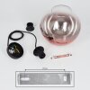Versam Lampadario a sospensione Nero, 1-Luce