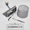 Schonenwerd Applique Grigio, 1-Luce