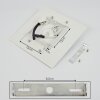 Beaverton Applique LED Bianco, 1-Luce