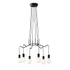 Cuyama Lampadario a sospensione Nero, 6-Luci