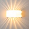 PESARO Applique Nichel opaco, 1-Luce