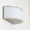 PESARO Applique Nichel opaco, 1-Luce