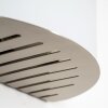 PESARO Applique Nichel opaco, 1-Luce