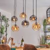 Ripoll Lampadario a sospensione, Lampada a sfera, Lampada a sospensione Ambrato, Chiaro, Grigio fumo, 6-Luci