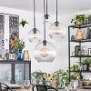 Koyoto Lampadario a sospensione, Lampada a sfera, Lampada a sospensione a cluster Chiaro, 4-Luci