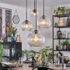 Koyoto Lampadario a sospensione, Lampada a sfera, Lampada a sospensione a cluster Chiaro, 4-Luci
