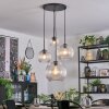 Koyoto Lampadario a sospensione, Lampada a sfera, Lampada a sospensione a cluster Chiaro, 4-Luci