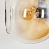 Koyoto Lampada a sfera, Applique Ambrato, Chiaro, Grigio fumo, 3-Luci