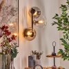 Koyoto Lampada a sfera, Applique Ambrato, Chiaro, Grigio fumo, 3-Luci