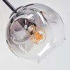 Ripoll Plafoniera, Lampada a sfera Ambrato, Chiaro, Grigio fumo, 6-Luci