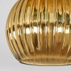 Koyoto Plafoniera, Lampada a sfera Écru, Nero, 3-Luci