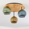 Koyoto Plafoniera, Lampada a sfera Écru, Nero, 3-Luci