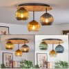 Koyoto Plafoniera, Lampada a sfera Écru, Nero, 3-Luci