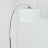 Bassagoda Lampada da terra Cromo, Nero, 1-Luce
