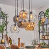 Ripoll Lampadario a sospensione, Lampada a sfera, Lampada a sospensione Ambrato, Chiaro, Grigio fumo, 6-Luci