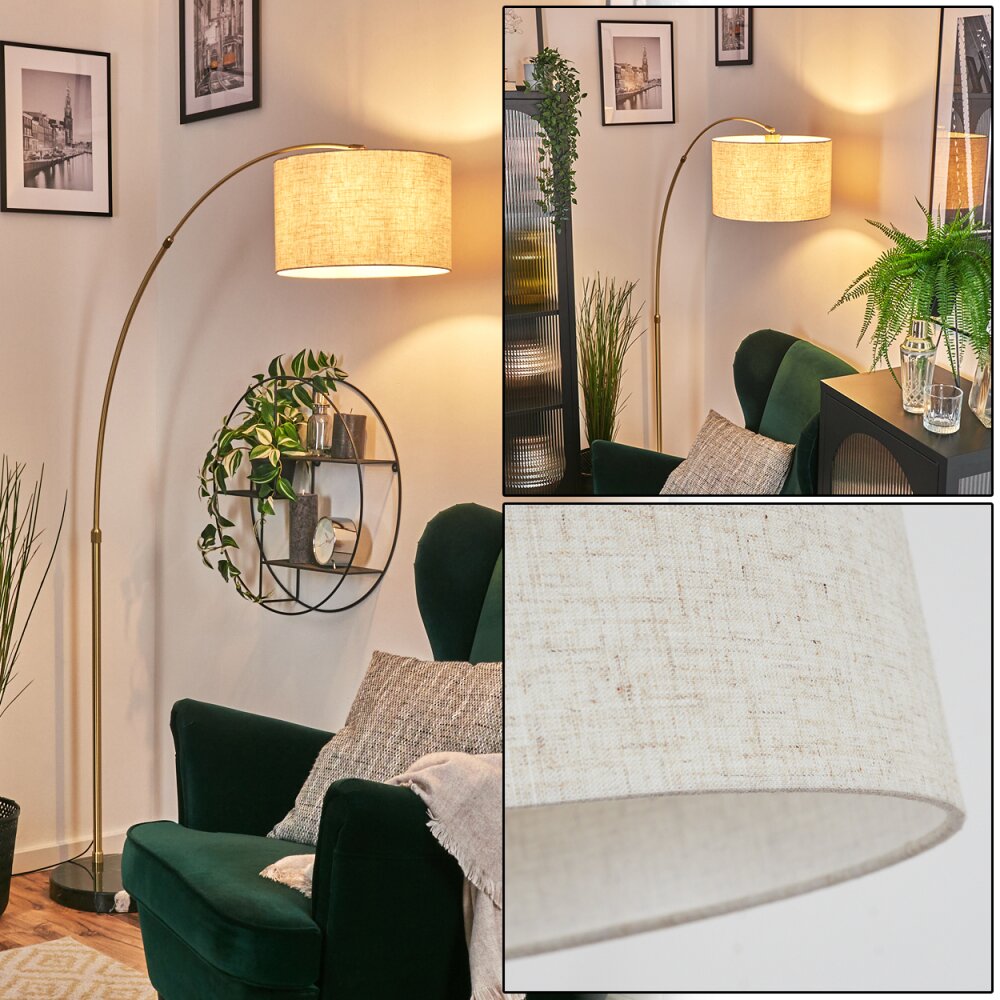 Bassagoda Lampada da terra Ottone, Nero, 1-Luce main product photo