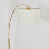 Bassagoda Lampada da terra Ottone, Nero, 1-Luce