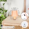 Salgadinho Lampada da tavolo per esterno, Lampada da tavolo LED Bianco, 1-Luce
