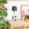 Salgadinho Lampada da tavolo per esterno, Illuminazione bagno, Lampada da tavolo LED Nero, 1-Luce