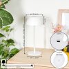 Laken Lampada da tavolo per esterno, Illuminazione bagno, Lampada da tavolo LED Bianco, 1-Luce