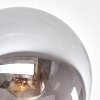 Gastor Plafoniera, Lampada a sfera Ambrato, Chiaro, Grigio fumo, 8-Luci