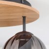 Koyoto Plafoniera, Lampada a sfera Écru, Nero, 3-Luci