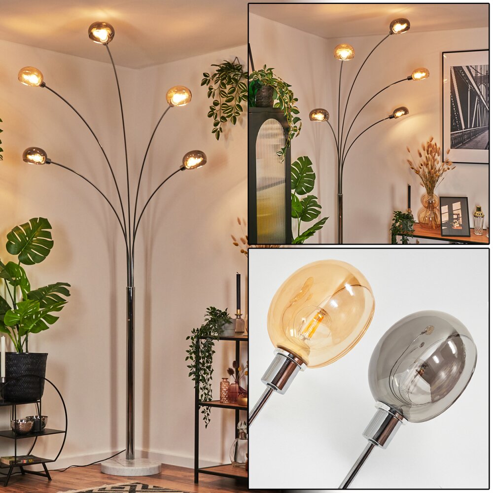 Nikkala Lampada da terra Cromo, Bianco, 5-Luci main product photo