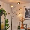 Nikkala Lampada da terra Cromo, Bianco, 5-Luci