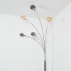 Nikkala Lampada da terra Cromo, Bianco, 5-Luci