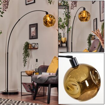 Ripoll Lampada a sfera, Lampada da terra Nero, 1-Luce