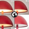 Laken Lampada da tavolo per esterno, Illuminazione bagno, Lampada da tavolo LED Rosso, 1-Luce