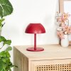 Laken Lampada da tavolo per esterno, Illuminazione bagno, Lampada da tavolo LED Rosso, 1-Luce