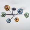Ripoll Plafoniera, Lampada a sfera Blu, Oro, Verde, 6-Luci