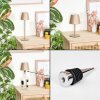 Salgadinho Lampada da tavolo per esterno, Lampada da tavolo LED Sabbia, 1-Luce