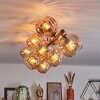 Koyoto Plafoniera, Lampada a sfera Ambrato, 10-Luci