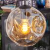 Ripoll Lampadario a sospensione, Lampada a sfera, Lampada a sospensione a cluster Ambrato, Cromo, Oro, Grigio fumo, 4-Luci