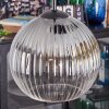 Koyoto Lampadario a sospensione, Lampada a sfera, Lampada a sospensione a cluster Ambrato, Oro, Chiaro, Grigio fumo, 4-Luci