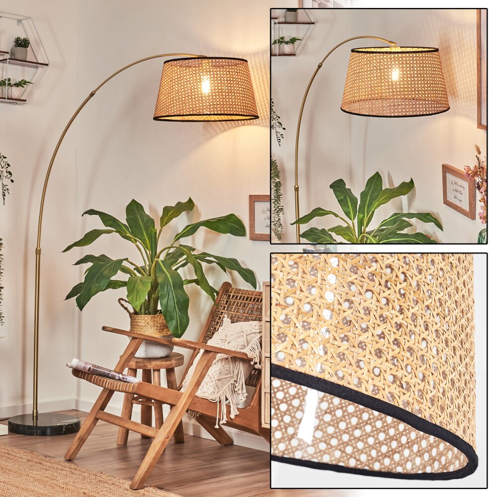 Ramila Lampada da terra Ottone, Nero, 1-Luce main product photo