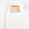 Ramila Lampada da terra Ottone, Nero, 1-Luce