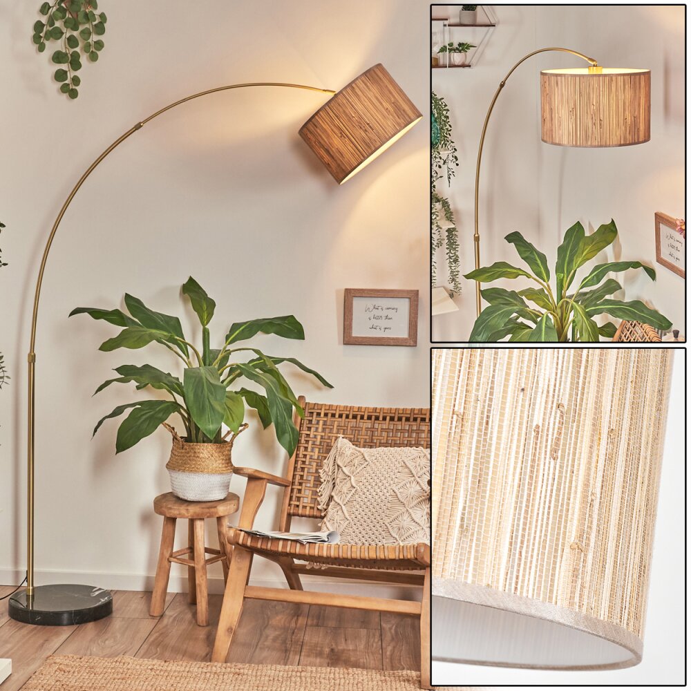 Bongal Lampada da terra Ottone, Nero, 1-Luce main product photo