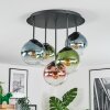 Gastor Plafoniera, Lampada a sfera 45 cm Blu, Verde, Chiaro, Ramato, 5-Luci