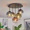 Gastor Plafoniera, Lampada a sfera 45 cm Blu, Verde, Chiaro, Ramato, 5-Luci