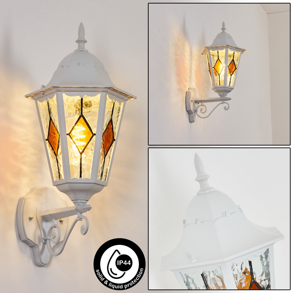 Hongkong Lampada da parete per esterno, Applique Bianco, 1-Luce main product photo