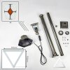 Naofe Lampione multibraccia, Illuminazione viale Oro, Nero, 1-Luce