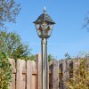 Naofe Lampione multibraccia, Illuminazione viale Oro, Nero, 1-Luce