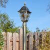 Naofe Lampione multibraccia, Illuminazione viale Oro, Nero, 1-Luce