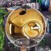 Ripoll Lampadario a sospensione, Lampada a sfera, Lampada a sospensione a cluster Ambrato, Cromo, Oro, Chiaro, Grigio fumo, 4-Luci