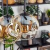 Ripoll Lampadario a sospensione, Lampada a sfera, Lampada a sospensione Ambrato, Chiaro, 6-Luci